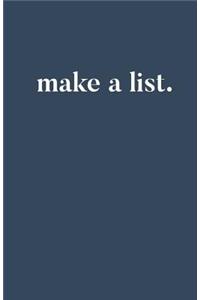 Make A List