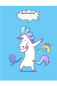 Dabbing Unicorn Composition Book