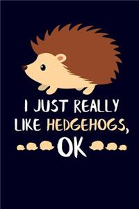 I Just Really Like Hedgehogs, Ok