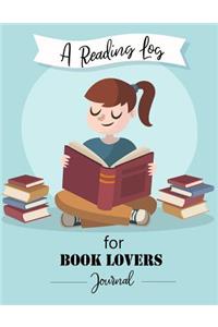 A Reading Log for Book Lovers Journal