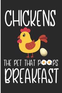 Chickens the Pet That Poops Breakfast