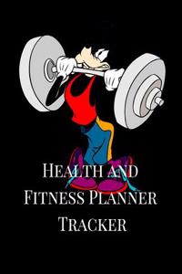 Health and Fitness Planner Tracker: A Black Funny Cartoon Theme 90 Day Daily Planner, Workout, Exercise and Food Planning Journal with Fitness Calendar and Motivational Quotes for Kids