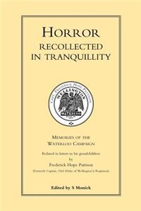 Horror Recollected in Tranquillity