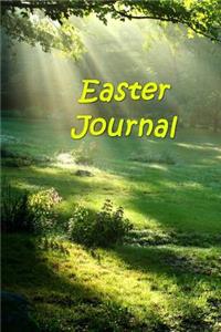 Easter Journal Heavenly Light Forest Scene