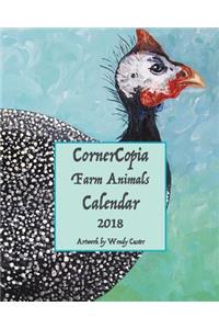 CornerCopia Farm Animals Calendar 2018