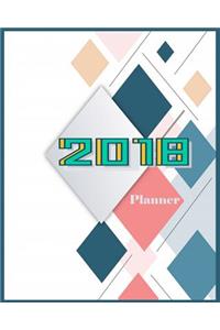 2018 Planner ( Agenda Day Week Month Year Planner )