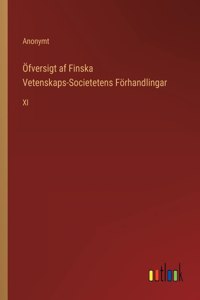 Öfversigt af Finska Vetenskaps-Societetens Förhandlingar