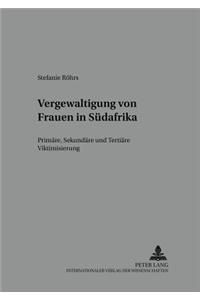 Vergewaltigung Von Frauen in Suedafrika