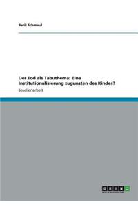 Tod als Tabuthema