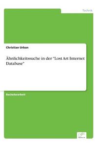 Ähnlichkeitssuche in der Lost Art Internet Database