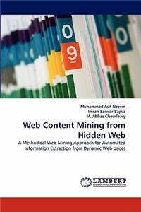 Web Content Mining from Hidden Web