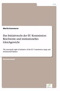 Initiativrecht der EU Kommission