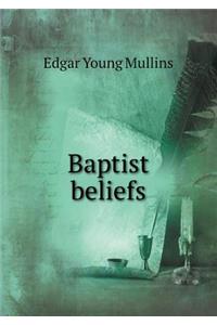 Baptist beliefs