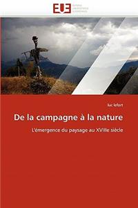 de la Campagne À La Nature