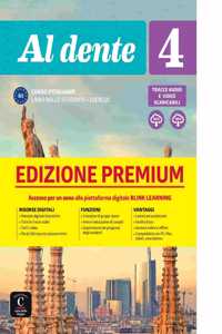 Al dente 4 PREMIUM Libro dello studente + esercizi + online audio + video. B2