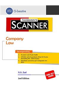 Scanner-Company Law (CS-Executive) (2nd Edition 2017)