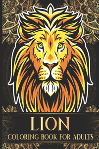 Lion Coloring Book For Adults