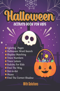 Halloween activity books for kids