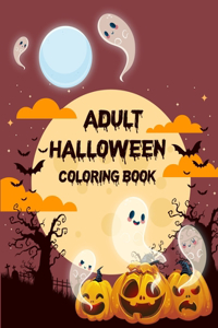 Adult Halloween Coloring Book