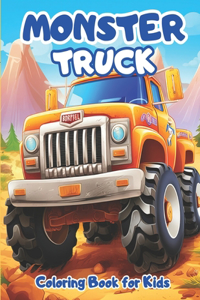 Monster Truck Coloring Book For Kids