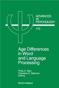 Age Differences in Word and Language Processing