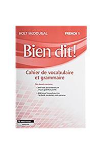 Vocabulary and Grammar Workbook Student Edition Level 1a/1b/1