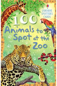 100 Animals To Spot At The Zoo Usborne Spotter's Cards