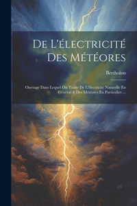 De L'électricité Des Météores