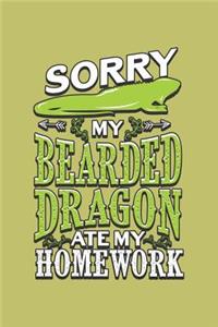 sorry My Bearded Dragon Ate My Homework
