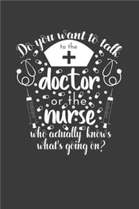 Do You Want to Talk to the Doctor or the Nurse Who Actually Knows What's Going On?