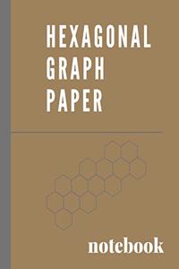 Hexagonal Graph Paper Notebook