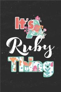 It's Ruby Thing