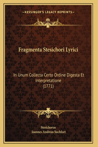 Fragmenta Stesichori Lyrici