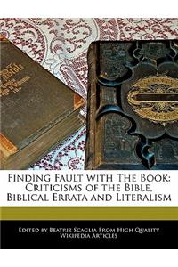 Finding Fault with the Book