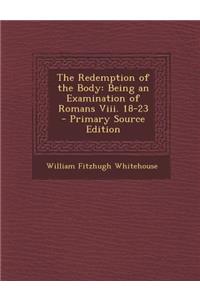 The Redemption of the Body