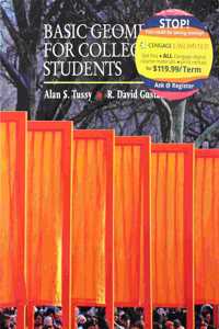 Bundle: Basic Geometry for College Students: An Overview of the Fundamental Concepts of Geometry, 2nd + Webassign Printed Access Card for Tussy/Gustafson's Basic Geometry for College Students: An Overview of the Fundamental Concepts of Geometry, 2n