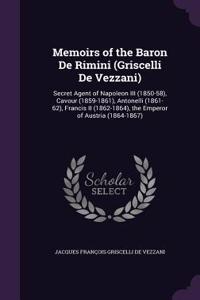 Memoirs of the Baron De Rimini (Griscelli De Vezzani)