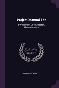 Project Manual For