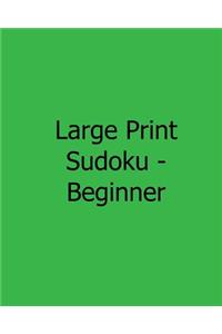 Large Print Sudoku - Beginner