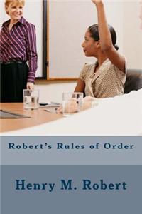 Robert's Rules of Order