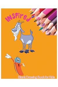 Inspired Blank Drawing Book for Kids