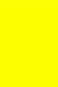 Journal Electric Yellow Color Simple Plain Yellow