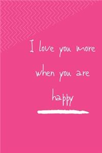 I Love You When You Are Happy