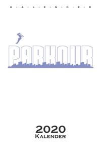 Parkour Cityskyline Kalender 2020