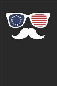 Betsy Ross Flag Notebook - Conservative Journal Planner