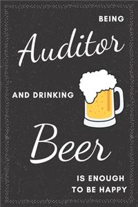 Auditor & Drinking Beer Notebook