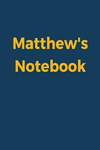 Matthew's Notebook