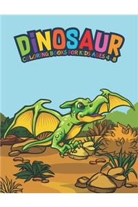 Dinosaur Coloring Books For Kids Ages 4-8