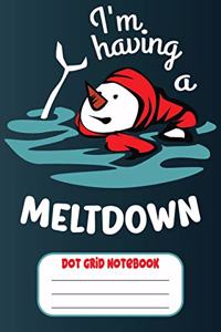 I'm Having A Meltdown - Dot Grid Notebook