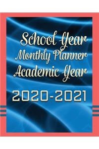 School Year Monthly Planner Academic Year 2020-2021